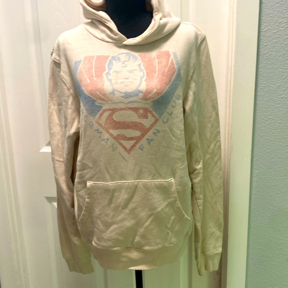 Men’s vintage wash Superman Fan Club Hoodie